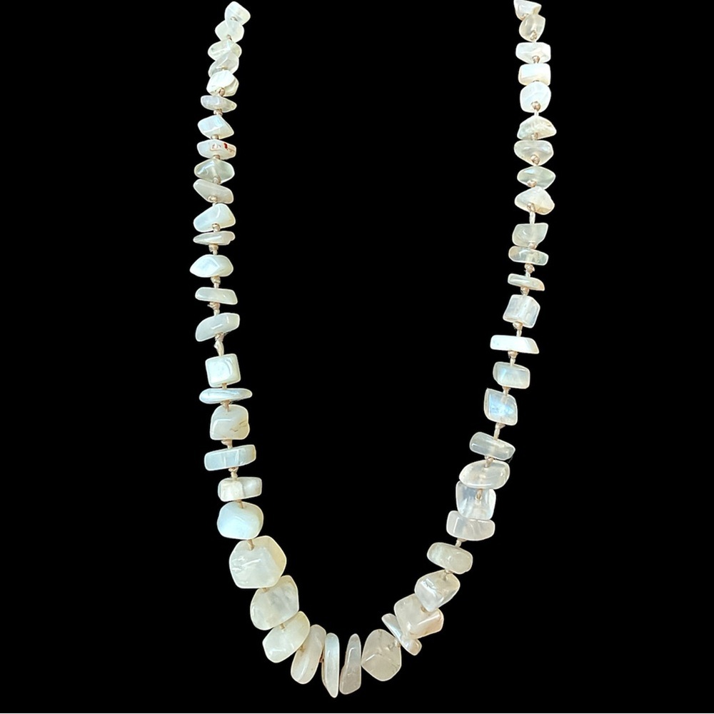 Vintage Southwestern Gemstone Beaded Necklace 23”